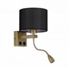 Бра Candellux POLO 2x40 Вт E27 золото/черный 21-20260