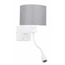 Бра Candellux POLO 2x40 Вт E27 белый/серый 21-75383