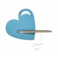 Светильник настенный Candellux HEART 1x5 Вт бежевый/синий 21-84576