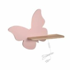 Светильник настенный Candellux BUTTERFLY 1x5 Вт бежевый/розовый 21-85177