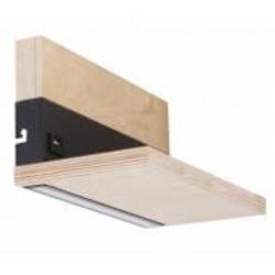 Светильник настенный Candellux ANET 2x4 Вт черный/бежевый 22-05847