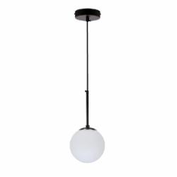 Люстра подвесная Candellux Pompei 1x40 Вт E27 черный/белый 31-09586