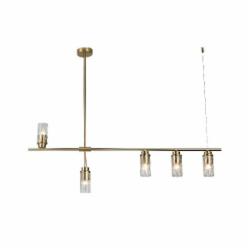 Люстра Miorro Scala 1135х100х790 мм 5x40 Вт E14 медь 51-311-068