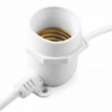 Гирлянда LightMaster LM50-8 (10xЕ27) IP6 белая 10 ламп 5 м