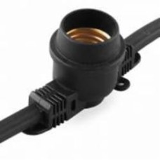 Гирлянда LightMaster LM50-8 (10xЕ27) IP65 черная 10 ламп 5 м Гирлянда LightMaster LM50-8 (10xЕ27) IP65 черная 10 ламп 5 м