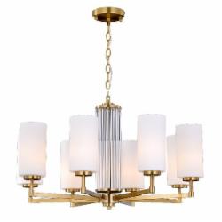 Люстра подвесная Victoria Lighting 8x40 Вт E27 золото Azalea/PL8 gold