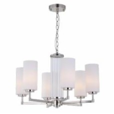 Люстра подвесная Victoria Lighting 6x40 Вт E27 хром Azalea/PL6 chrome