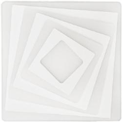 Светильник светодиодный Hopfen Quadra с пультом ДУ+Aurora Borealis RGB 110 Вт 3000-6500 К HOPFEN QUADRA