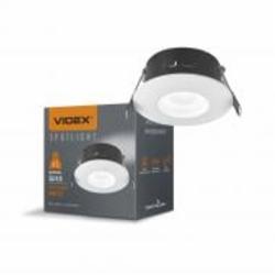 Светильник точечный Videx врезной круглый IP54 VL-SPF10R-W GU10 белый 27148