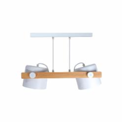 Люстра подвесная LIGHT SET KONVALIA RL 160 2x/E27 белый/дерево