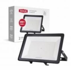 Прожектор светодиодный Maxus 200 Вт IP65 черный 1-MFL-04-20050