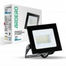 Прожектор светодиодный ARDERO 6500K 20 Вт IP65 черный LL-1020ARD