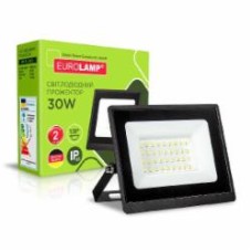 Прожектор светодиодный Eurolamp 30 Вт IP65 черный LED-FL-30(B)