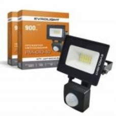 Прожектор с датчиком движения EVROLIGHT FM-01D-10 набір 2 шт. 10 Вт IP65 черный 59244