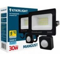 Прожектор с датчиком движения Enerlight 30 Вт IP65 черный MANGUST30SMD80СS