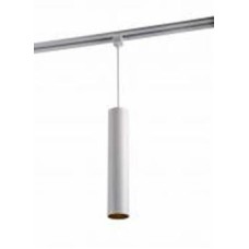 Трековый прожектор Jazzway PTR 2310 30° WH 400 мм на подвесе 1 м IP40 10 Вт 4000 К белый 5031500