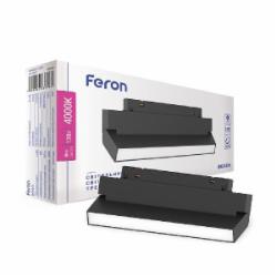 Магнитный трековый светильник 12 Вт 4000 К черный Feron MGN306 12W