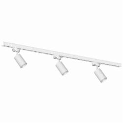 Трековый прожектор Milagro Lighting 3xPipe GU10 + Track 1,5 м белый ML8720