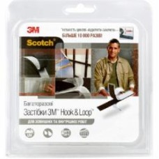 Многоразовые клейкие застежки 3М™ Hook&Loop черные 3,2x25 мм 1 м