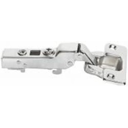 Петля полунакладная Hafele Metalla D SM 300 110° с доводчиком + монтажная планка под шуруп 483.01.791