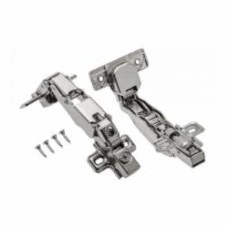 Петля угловая GTV 165° CLIP ON с доводчиком ZM-HCKT165BE-S