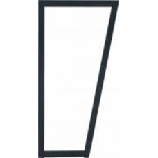 Ножка для барного стола Трапеция 350x550x1064 черная