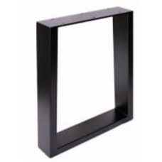 Опора для барной стойки DC 400x350 мм прямоугольная черная Loft 2 шт.