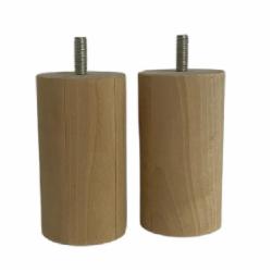 Мебельная опора MAYWOOD Ножка деревянная в форме цилиндра М8/22 D58 H120,2шт