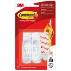 Крючок средний 3M Command 1 кг 2 крючка 4 полоски