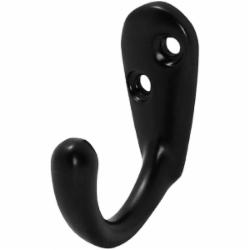 Крючок мебельный Larvij LK0101BL черный