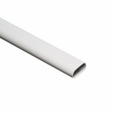 Труба овальная Homax 30x15x3000 мм (TUBE-OVAL-3000 WHT) белый матовый