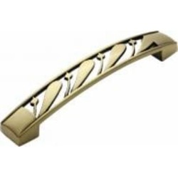 Мебельная ручка скоба Kerron 128 мм RS-043-128 BA античная бронза