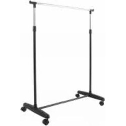 Держатель для одежды UP! (Underprice) SG-302 750x380x820(1520) мм одинарный передвижной на колесах черный