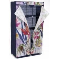 Тканевый шкаф Flowers с карманами 1600х880х450 мм мульти