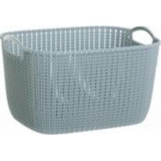 Корзина для хранения пластиковая Curver 226380 Knit L прямоугольный голубой 230x300x400 мм