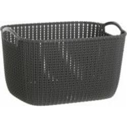 Корзина для хранения пластиковая Curver 226165 Knit L прямоугольный коричневый 230x300x400 мм
