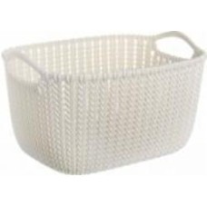 Корзина для хранения пластиковая Curver 226391 Knit S прямоугольный белый 170x300x220 мм