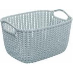 Корзина для хранения пластиковая Curver 226392 Knit S прямоугольный голубой 170x220x300 мм