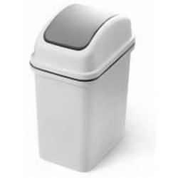 Ведро со съемной крышкой MVM 6 л серый BIN-12 6L GRAY