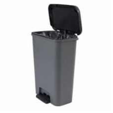 Контейнер с крышкой Curver 249810 с педалью 50л, Compatta 620x496x294 мм