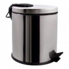 Ведро EFOR Metal с педалью 20 л хром