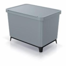 Контейнер для мусора PRP Systema 40 л серый 62868-429