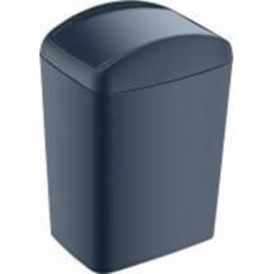 Ведро для мусора TURAN PLASTIK Soft 261х360х527 мм 40 л антрацит TRN-190-04-EP
