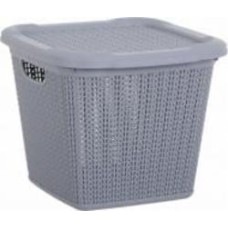 Корзина для хранения Ucsan Plastik темно-серый темно-сірий 275x300x300 мм