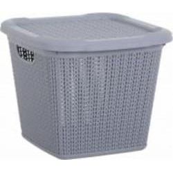 Корзина для хранения Ucsan Plastik темно-серый темно-сірий 275x300x300 мм
