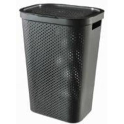 Корзина для белья Curver Infinity 440x350x600 мм 60 л темно-серый