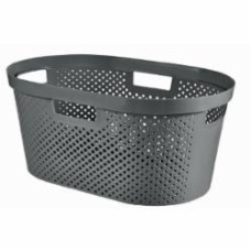 Корзина для белья Curver Infinity 590x390x270 мм 40 л темно-серый