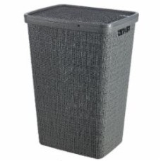 Корзина для хранения пластиковая Curver 245975 Jute 58 л темно-серый 600x430x340 мм