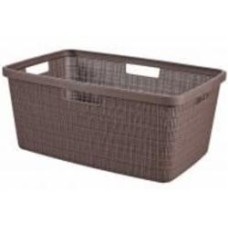 Корзина для белья плетеная Curver 245978 Jute 46 л коричневый 260x390x590 мм