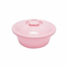 Миска Stars Plast круглая с крышкой розовая 7 л